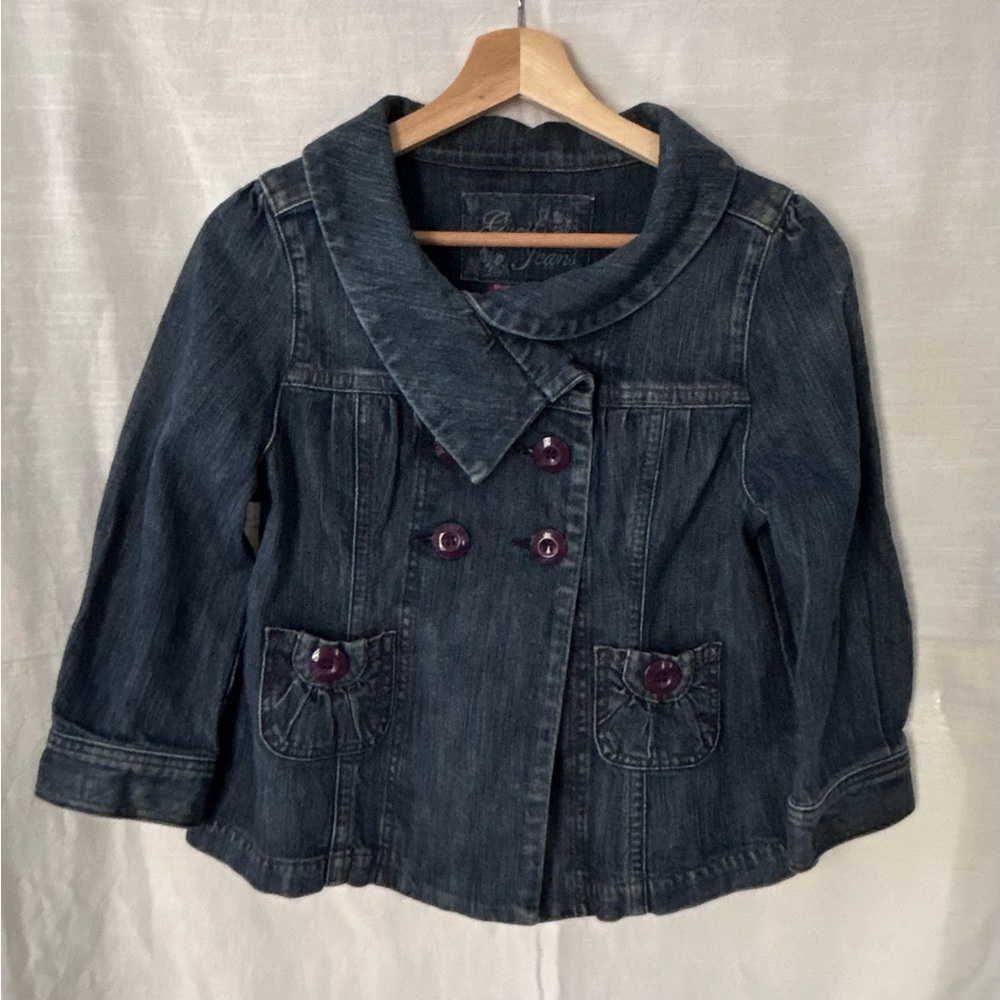EUC‎ Vintage Y2K Guess Jeans Cropped Jean Jacket